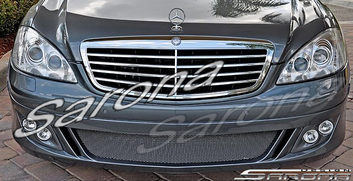 Custom Mercedes S Class  Sedan Front Bumper (2007 - 2012) - $980.00 (Part #MB-089-FB)